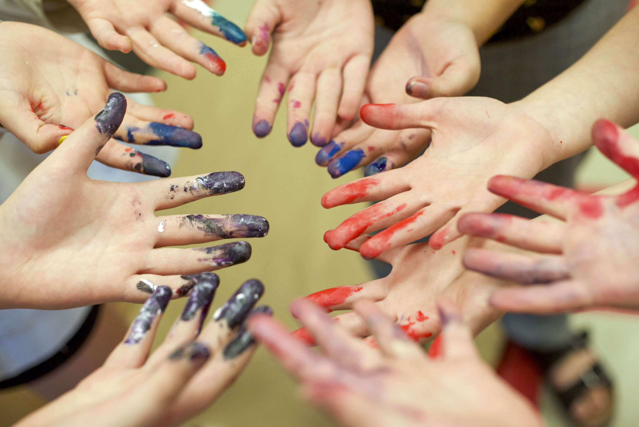 Watercolor, Clay and Bubbles