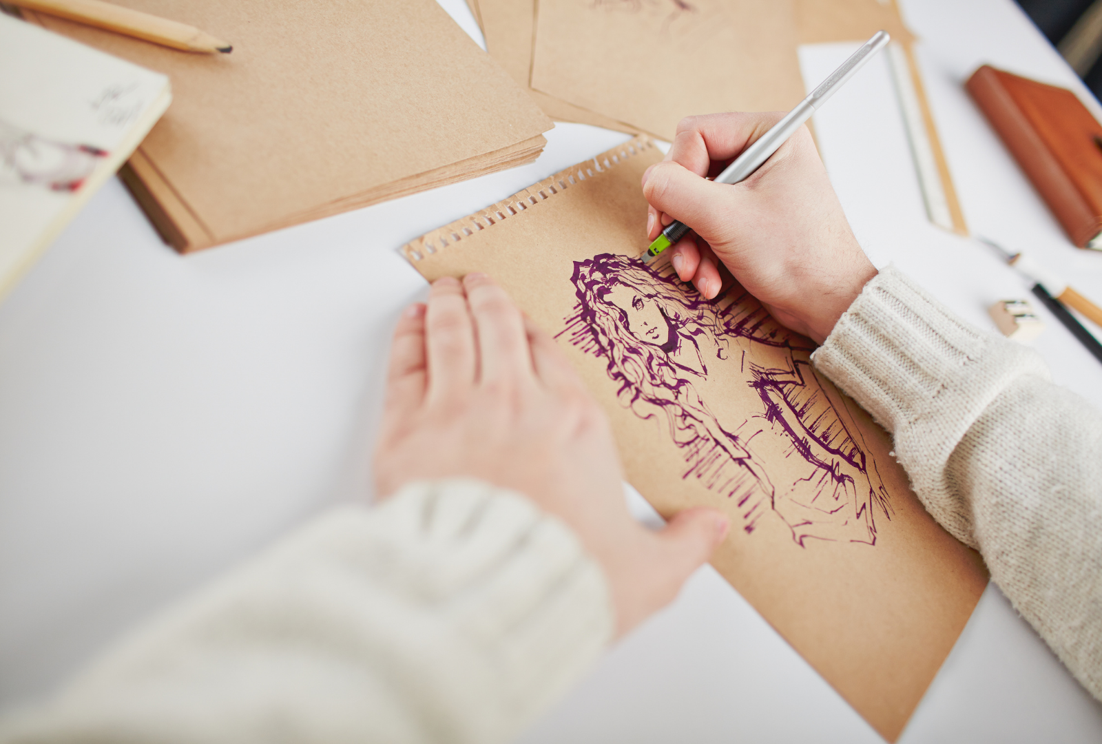 Caricatures in Clay Camp