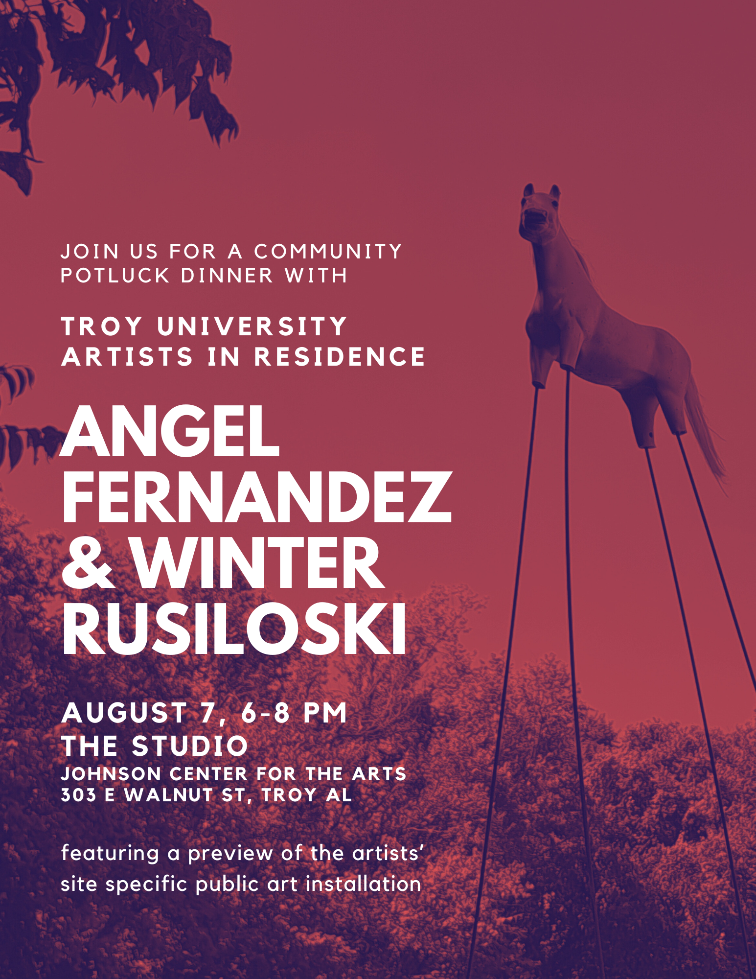 Community Potluck & Exhibition Preview